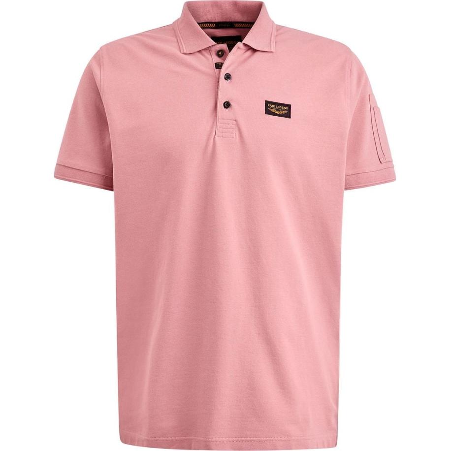 PME Legend Poloshirt Trackway Oud Roze Roze