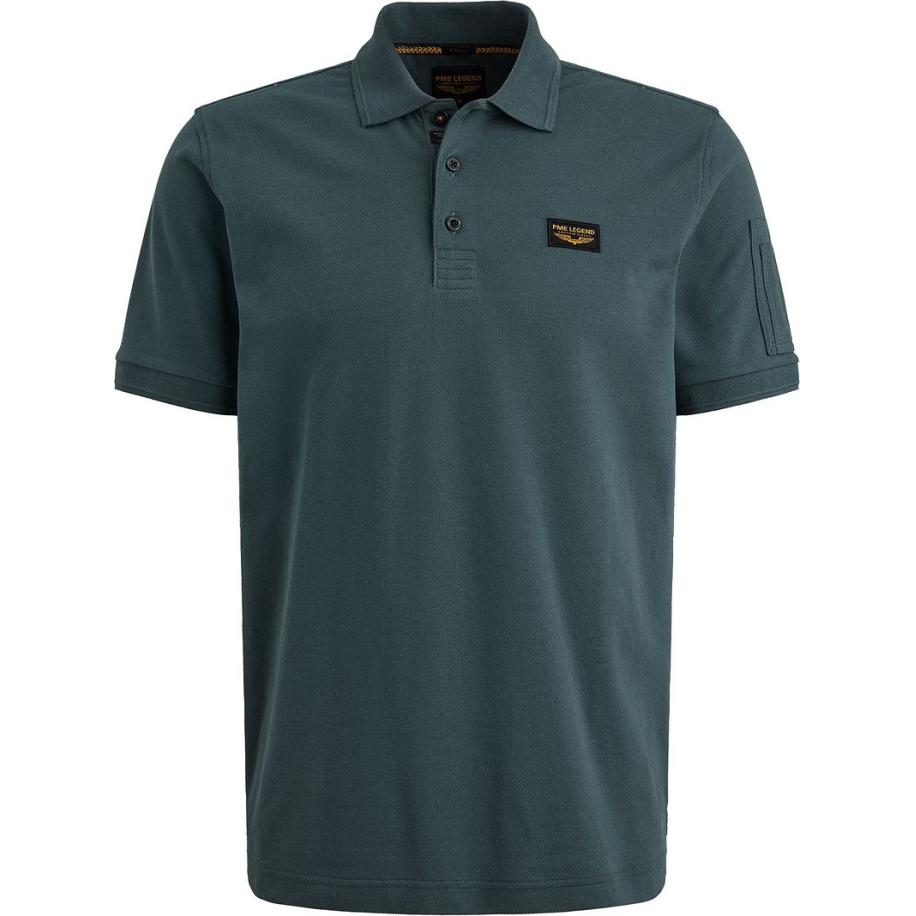 PME Legend American Classic Poloshirt Stargazer Groen