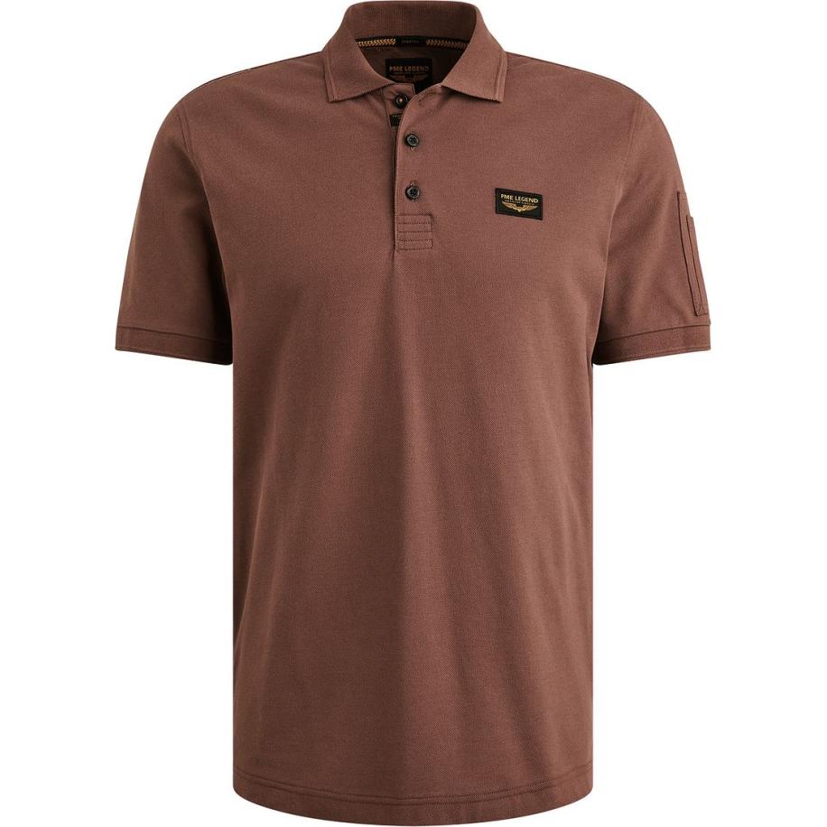 PME Legend American Classic Poloshirt Bruin Bruin