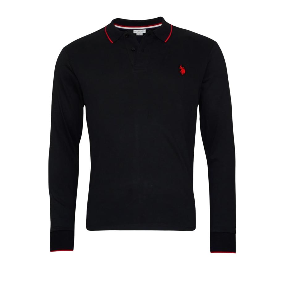 U.S. Polo Assn. U.S. POLO ASSN. Shirt rood / zwart -