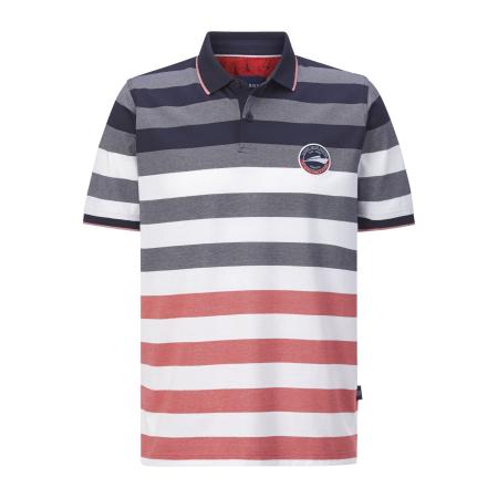 BABISTA Polo shirt Korte mouw blauw/rood