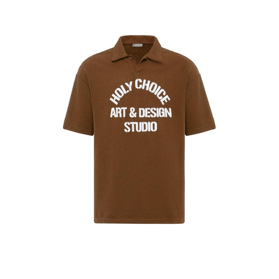 Dandalo Dandalo Shirt bruin / wit -