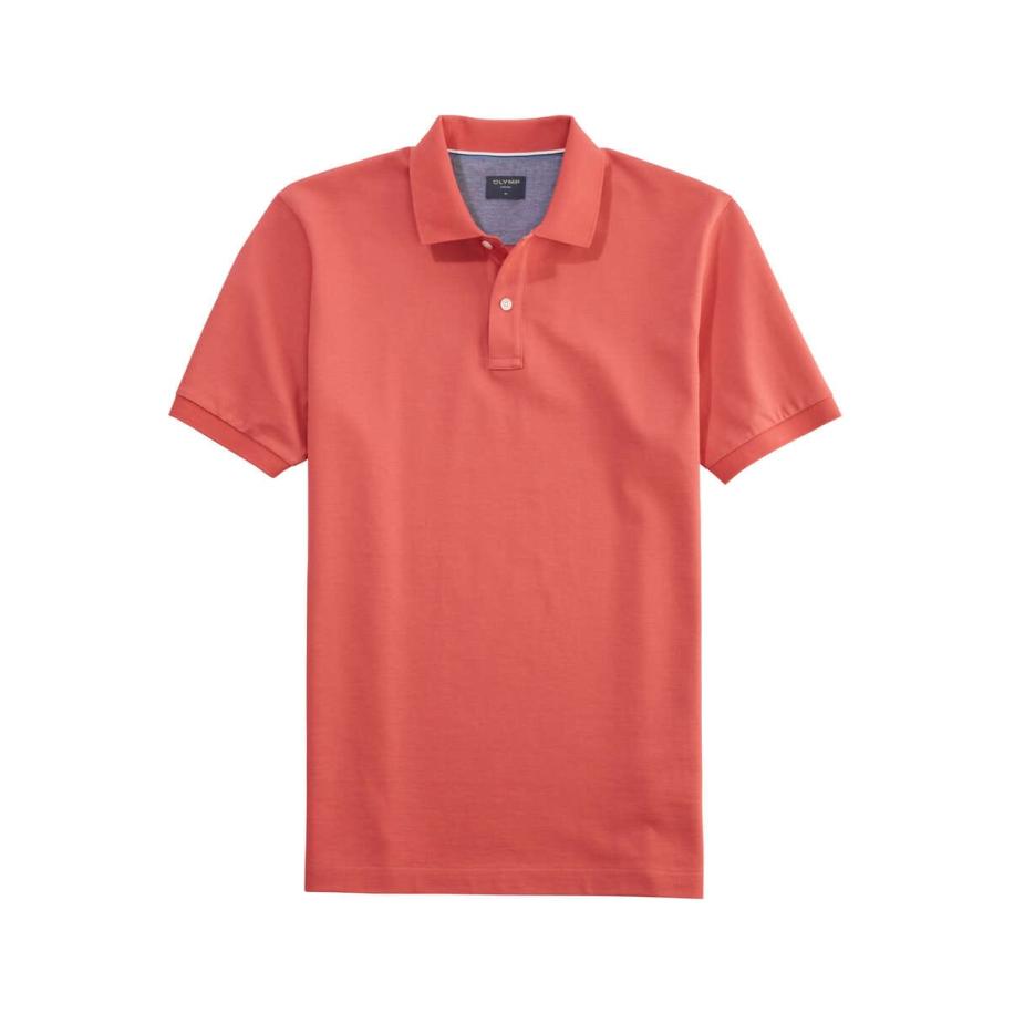 OLYMP Casual Polo shirt Korte mouw rozenhout Roze