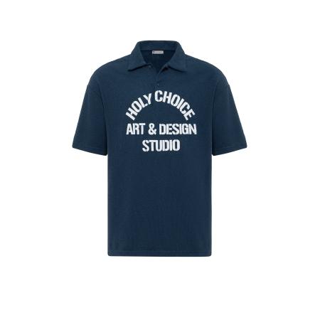 Dandalo Dandalo Shirt navy / wit