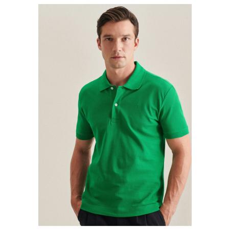Seidensticker Polo shirt Korte mouw groen