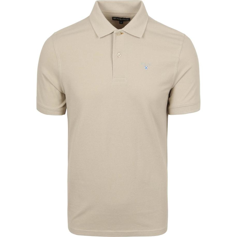 Barbour Pique Polo Beige Bruin