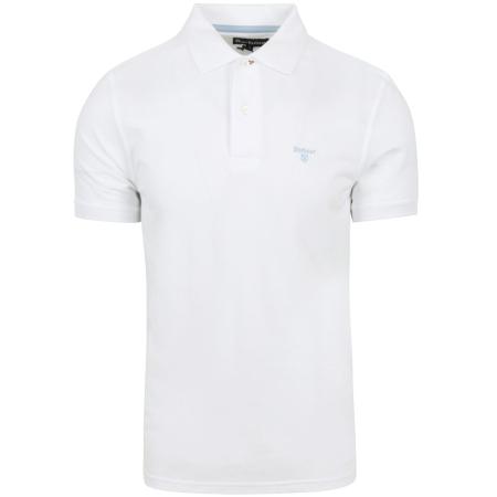 Barbour Poloshirt Wit