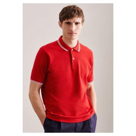 Seidensticker Polo shirt Korte mouw rood