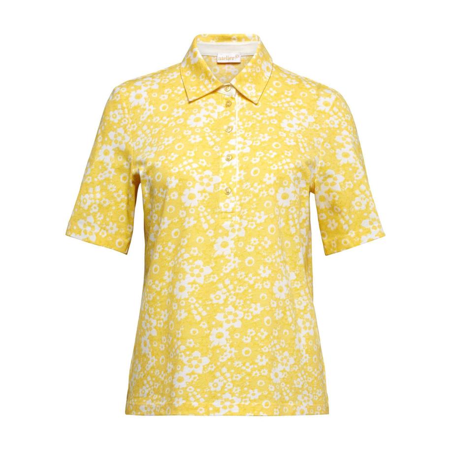 Goldner Goldner Shirt geel / wit -