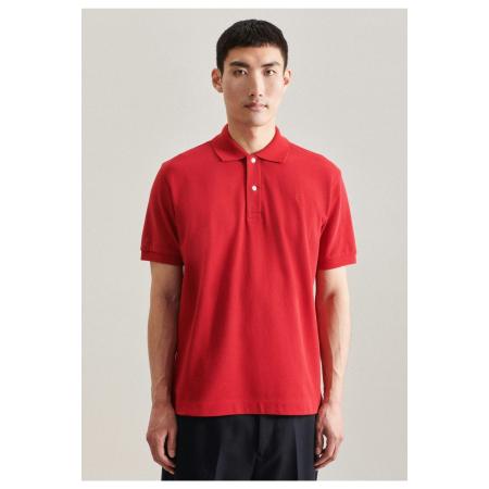 Seidensticker Polo shirt Korte mouw rood