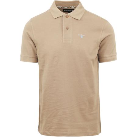 Barbour Tartan Pique Polo Beige