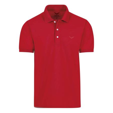 TRIGEMA Polo shirt Korte mouw rood