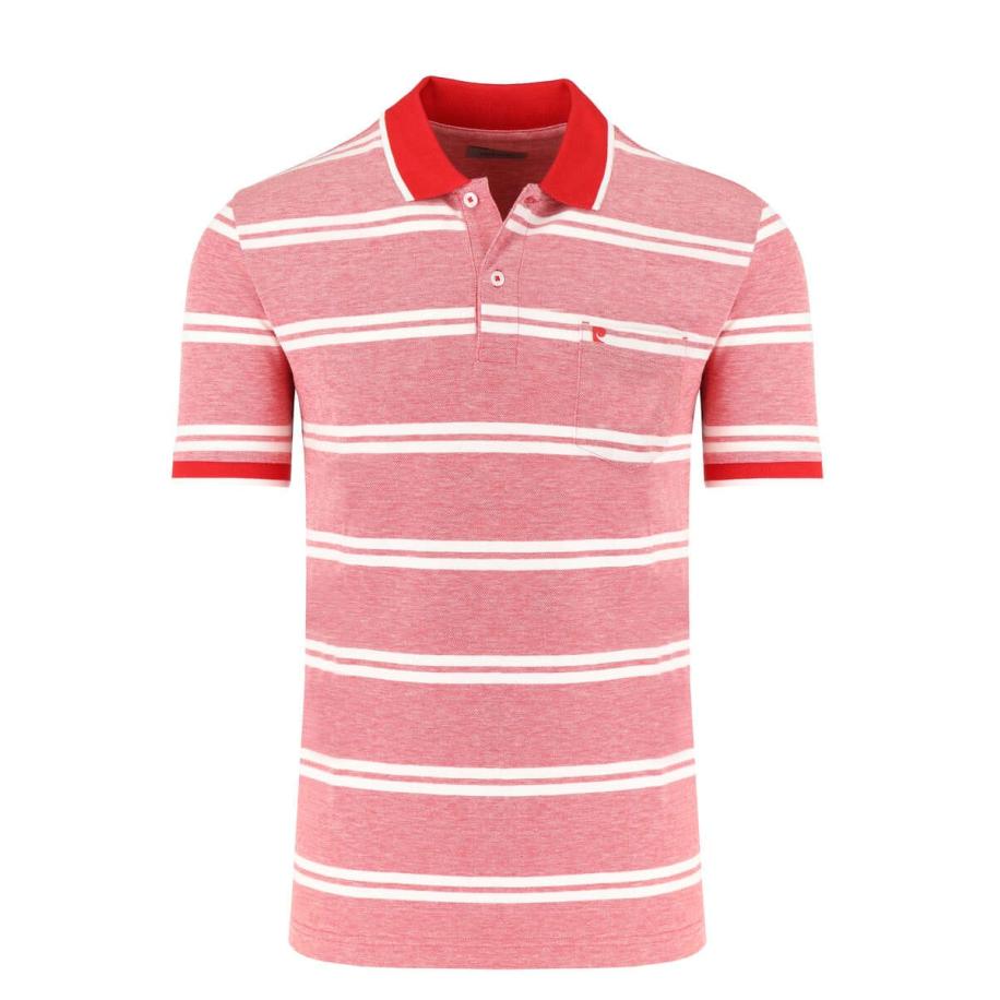 Pierre Cardin Polo shirt Korte mouw rood Rood