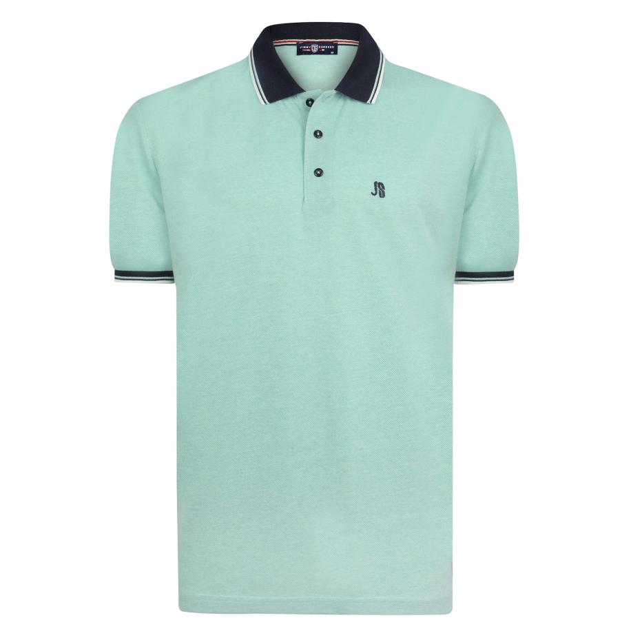 Jimmy Sanders Jimmy Sanders Shirt mintgroen / zwart -