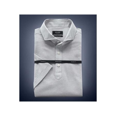 OLYMP SIGNATURE Polo shirt Korte mouw zilvergrijs