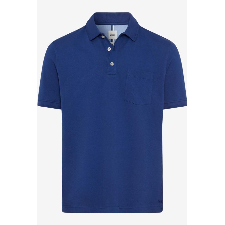Brax Polo shirt Korte mouw blauw Blauw