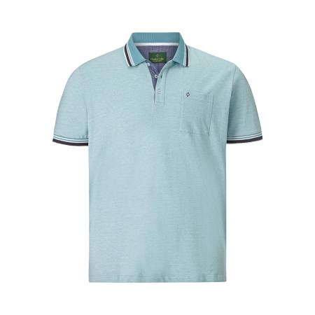 Charles Colby Polo shirt Korte mouw turquoise