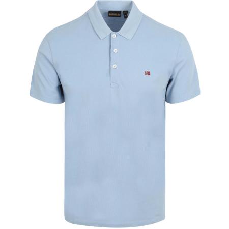 Napapijri Ealis Polo Chambray Blauw