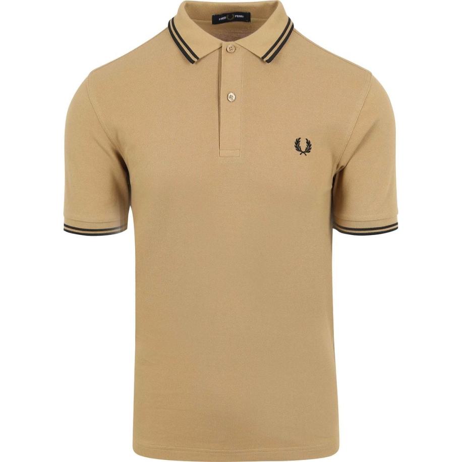 Fred Perry Polo M3600 Beige U88 Bruin