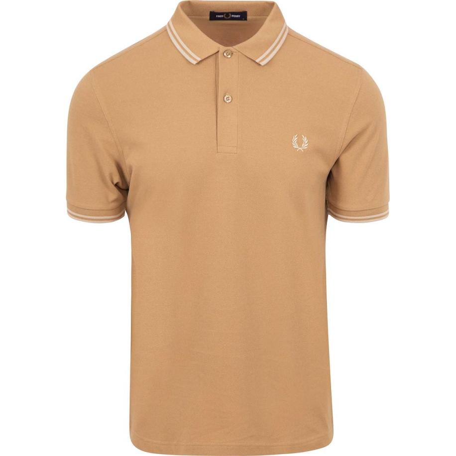 Fred Perry Polo M3600 Beige V19 Bruin