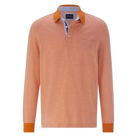 BABISTA Poloshirt lange mouw oranje, Effen