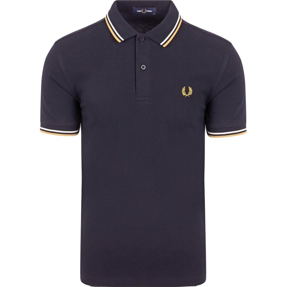 Fred Perry Polo M3600 Navy W53 Blauw