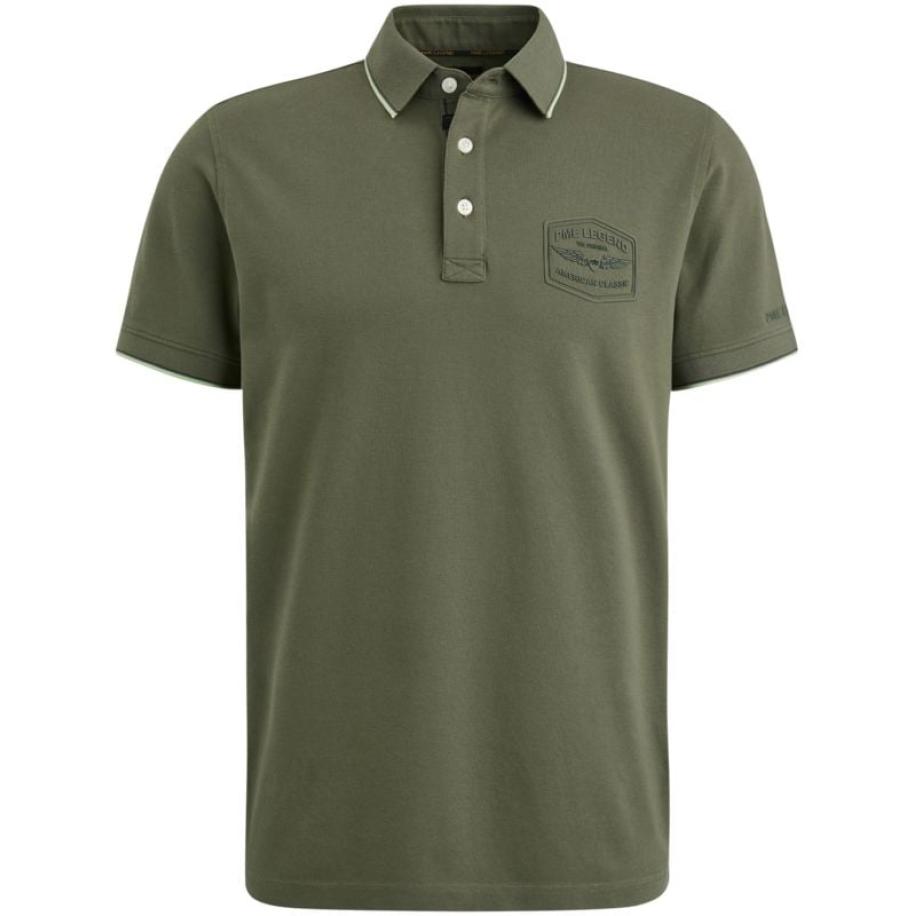 PME Legend Pique Polo Ivy Groen Groen