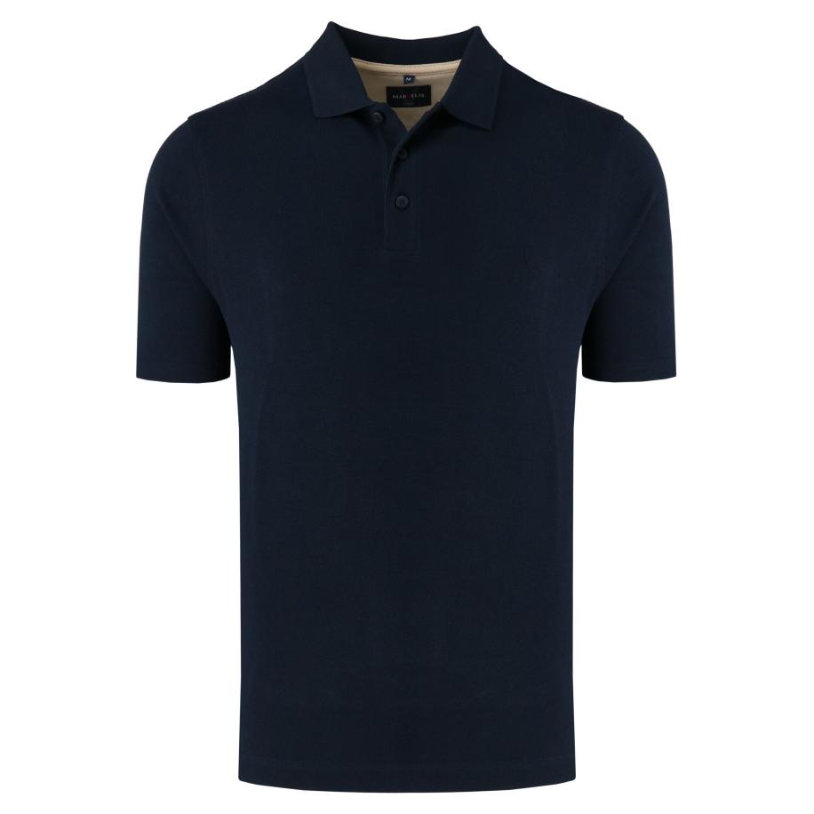 Marvelis Casual Polo shirt Korte mouw marine Blauw