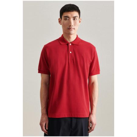 Seidensticker Polo shirt Korte mouw rood