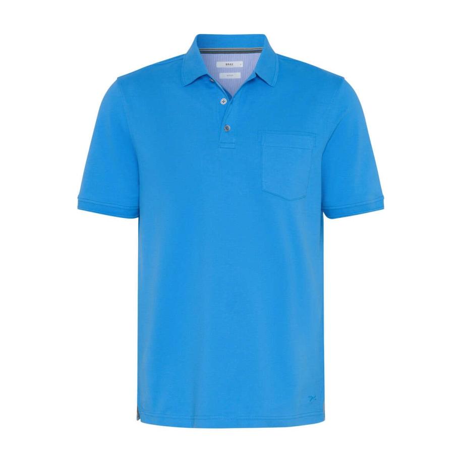 Brax Hi-FLEX Polo shirt Korte mouw Blauw