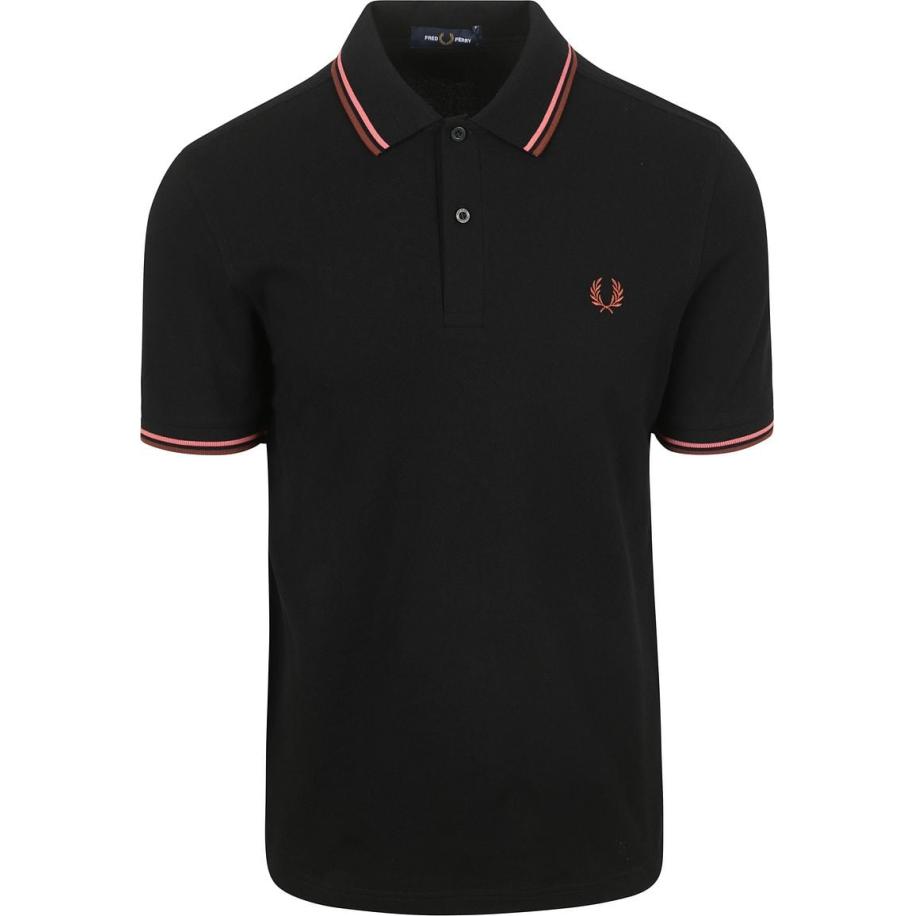 Fred Perry M3600 Polo Zwart Y67 Zwart