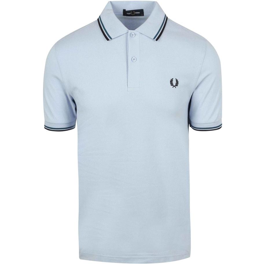 Fred Perry M3600 Polo Lichtblauw Y58 Blauw