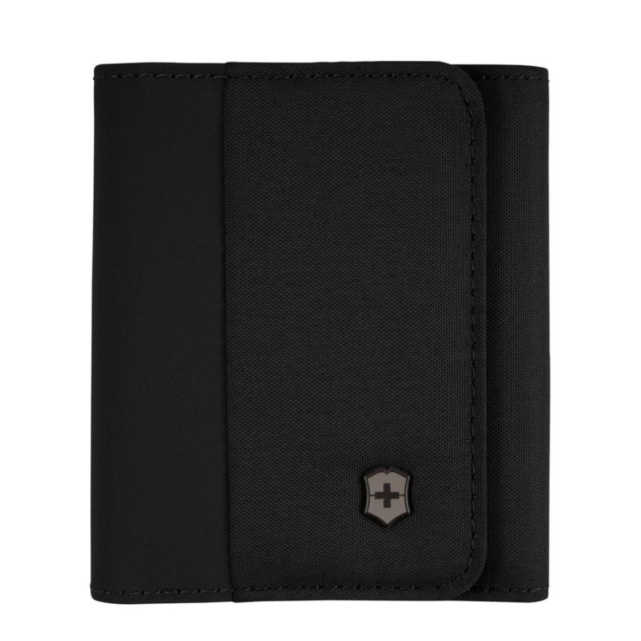 Victorinox Travel Essentials Tri-Fold Wallet black Zwart