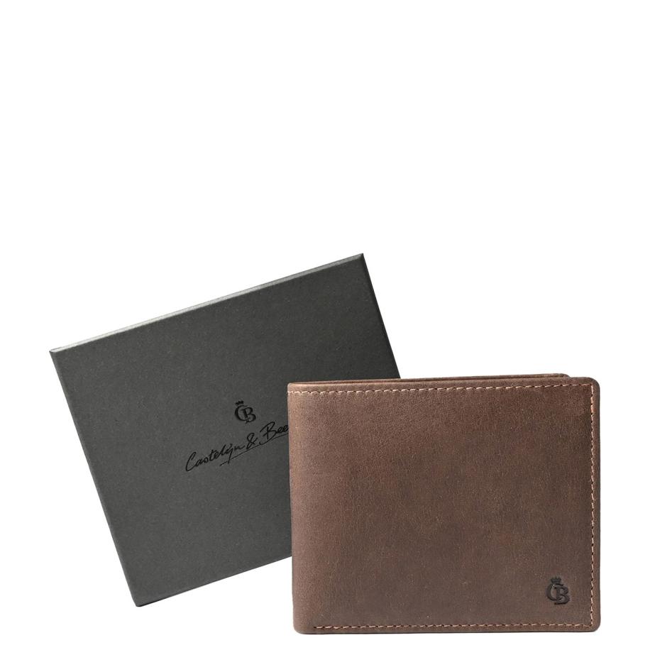 Castelijn & Beerens Giftbox Billfold RFID mocca Bruin