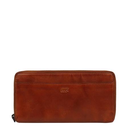 Bear Design Cow Lavato Wallet CL15882 cognac