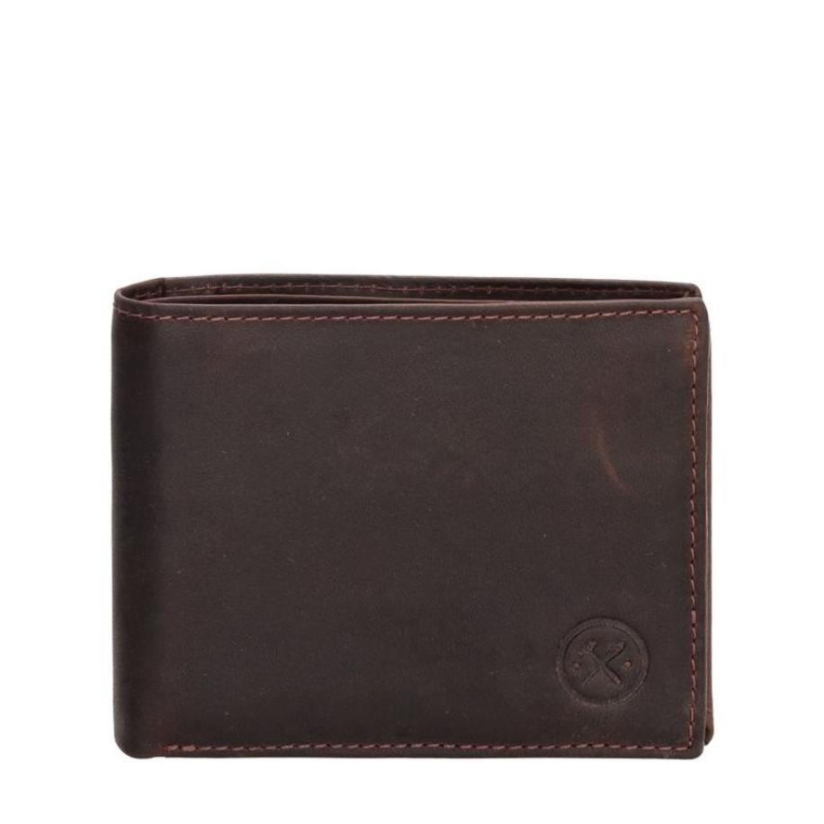 Hide & Stitches Japura Wallet darkbrown Bruin