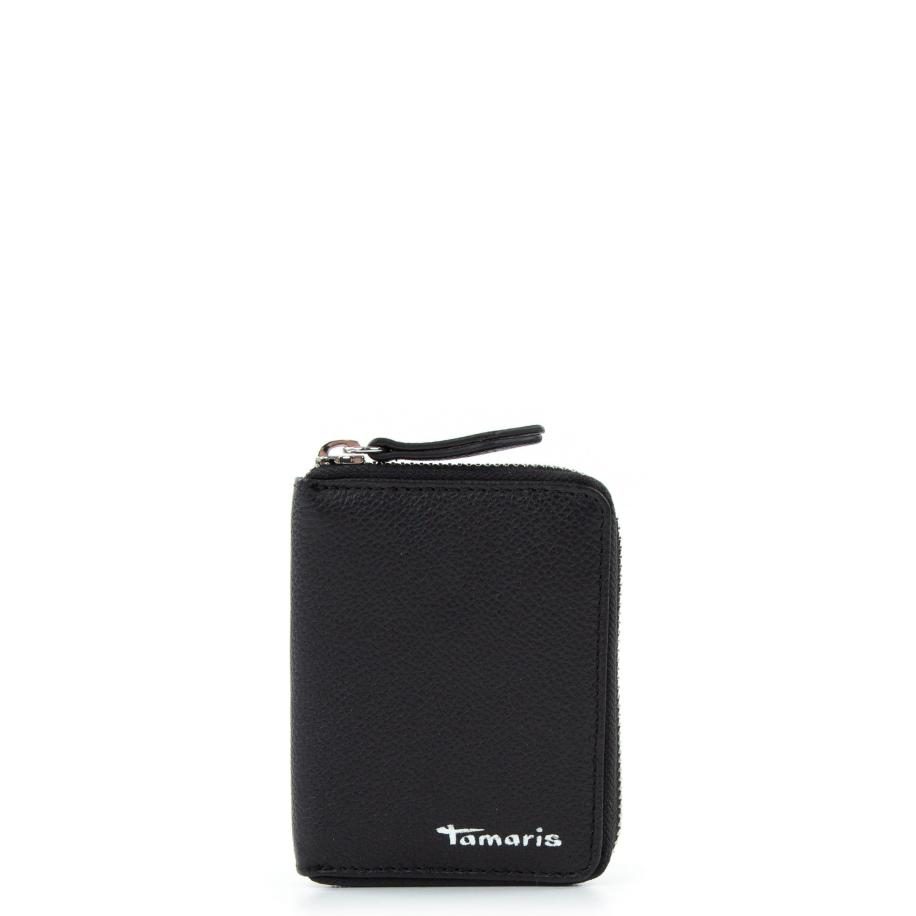 Tamaris Portemonnee Amanda zwart / zilver Zwart