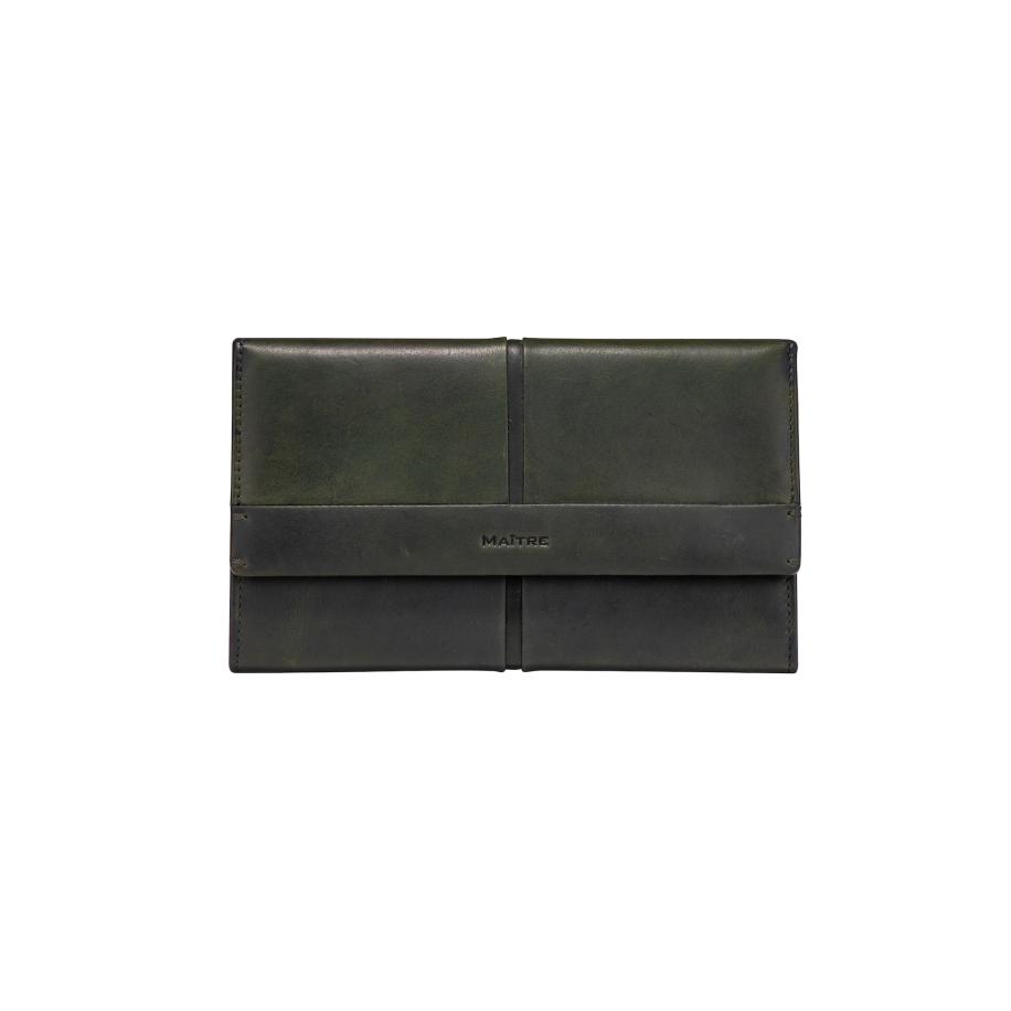 Maître Maître Portemonnee Birkenfeld Diedburg donkergroen -