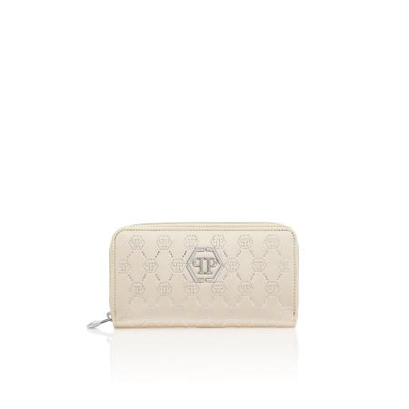 Philipp Plein Portemonnee beige