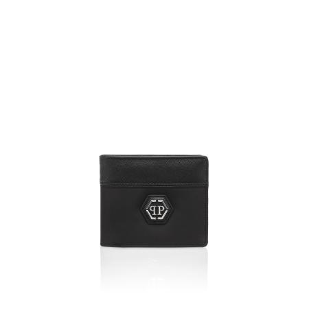Philipp Plein Portemonnee Hexagon zwart