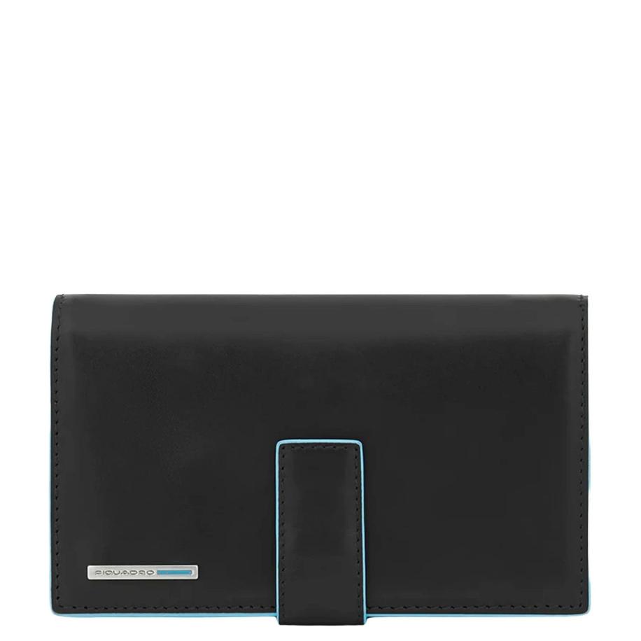 Piquadro Blue Square Women Wallet black Zwart