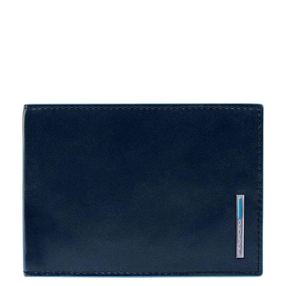 Piquadro Blue Square Mens Wallet night blue Blauw