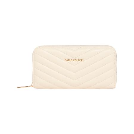 carlo colucci Carlo Colucci Portemonnee Eliseo crème