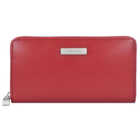 MANDARINA DUCK MANDARINA DUCK Portemonnee Hera 3.0 robijnrood / zilver