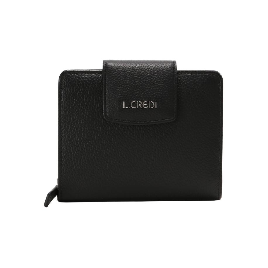 L.Credi L.CREDI Portemonnee Maranello zwart -