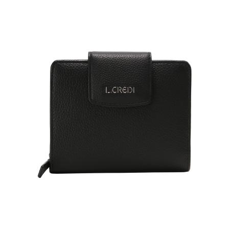 L.Credi L.CREDI Portemonnee Maranello zwart
