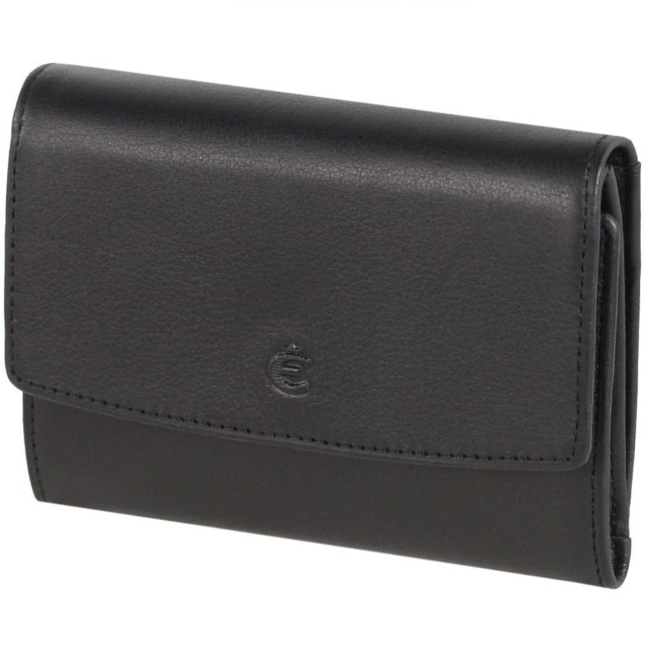 Esquire Esquire Portemonnee Logo VI zwart -