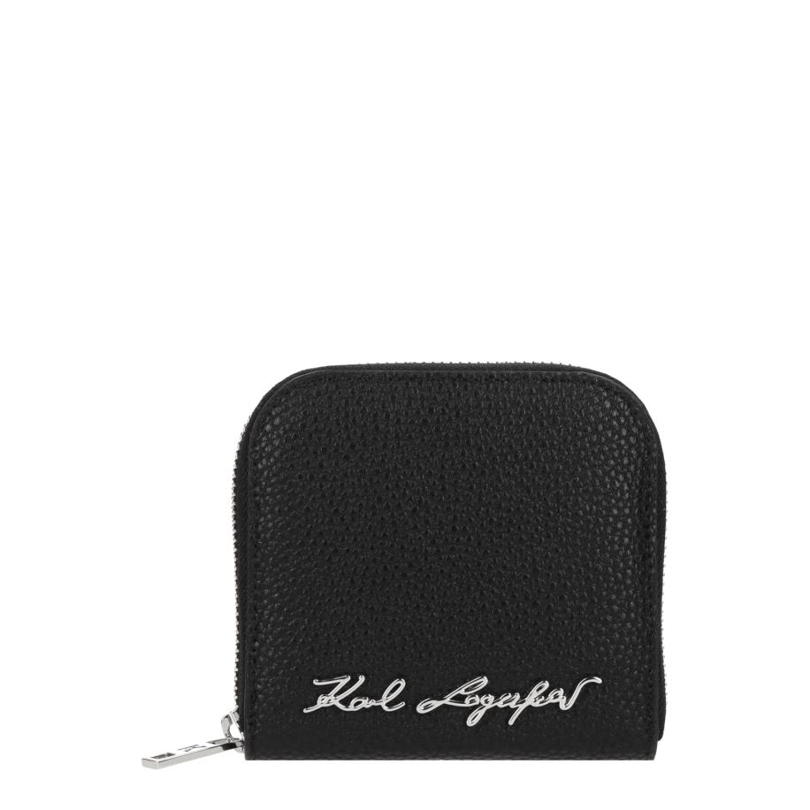 Karl Lagerfeld Karl Lagerfeld Portemonnee zwart / zilver -
