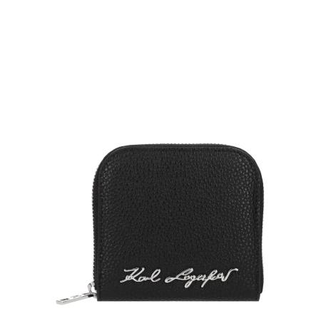 Karl Lagerfeld Karl Lagerfeld Portemonnee zwart / zilver