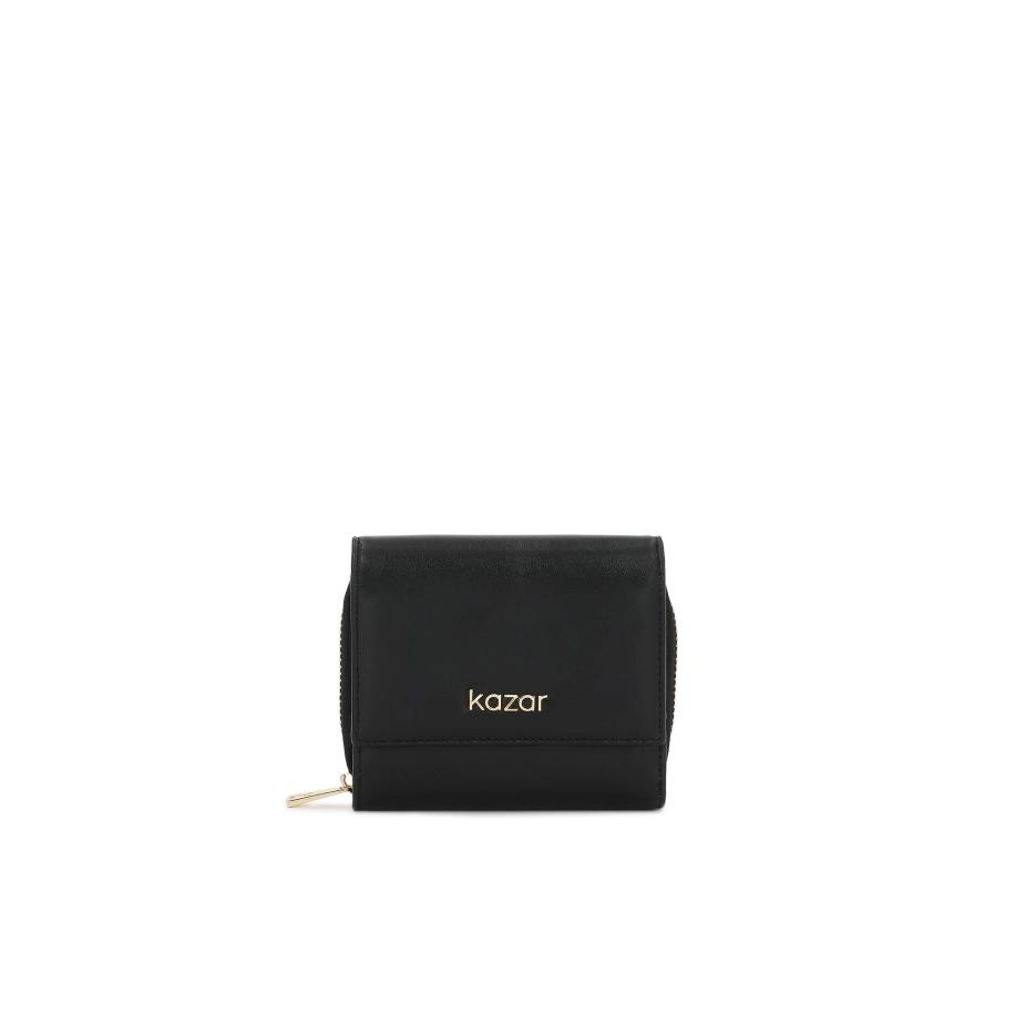 Kazar Portemonnee zwart Zwart